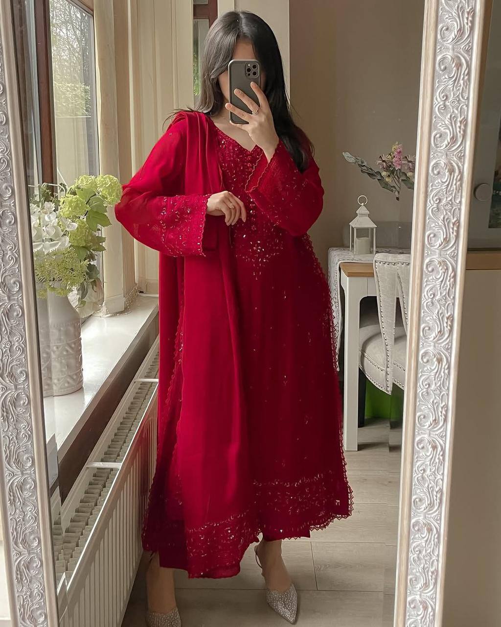 EXCLUSIVE 3 PIECE PLAZZO PAIR WITH DUPATTA