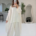 Eid special white kurti 3 pise set