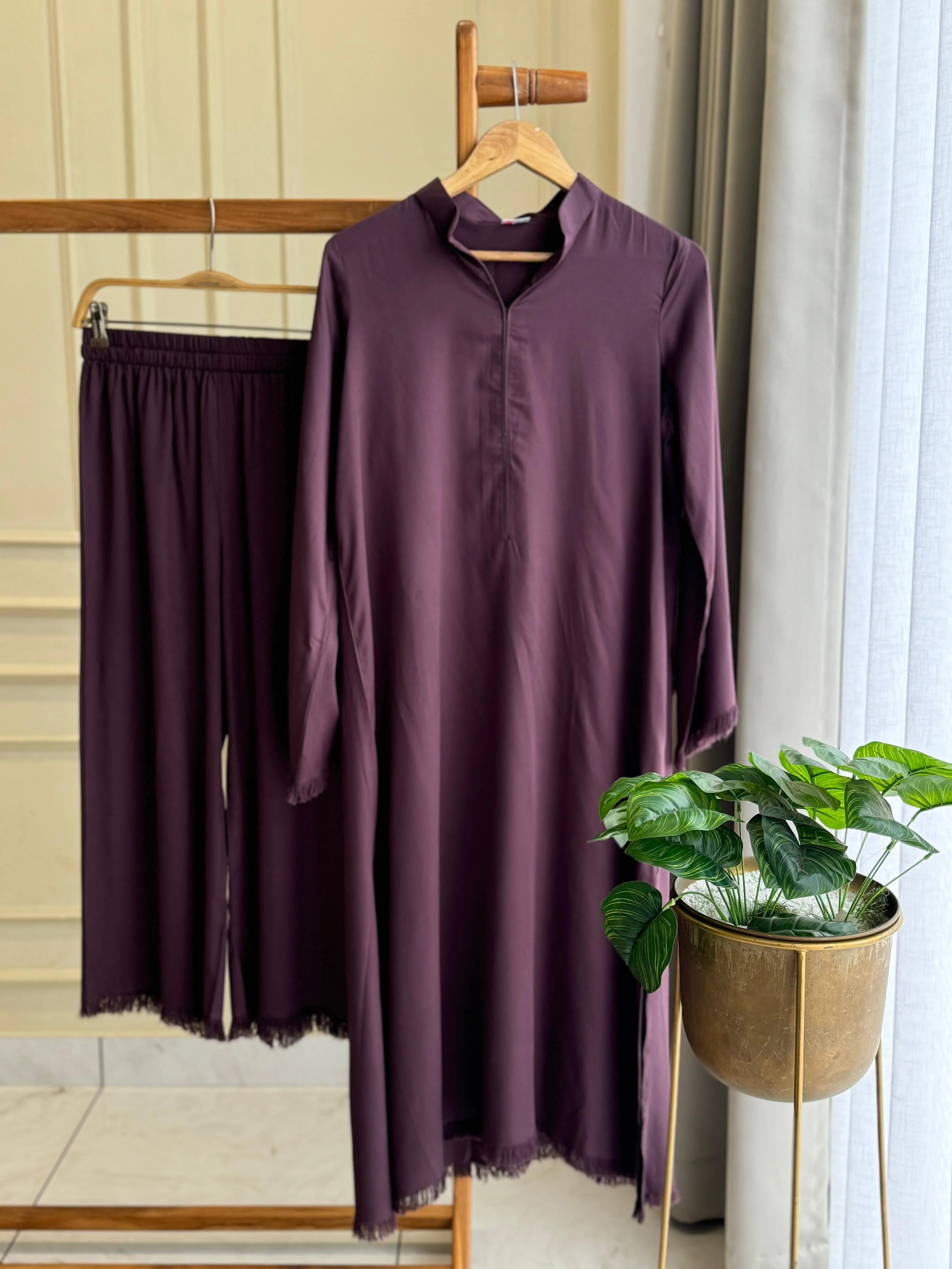 Premium Signature Crepe Tunic Set-1