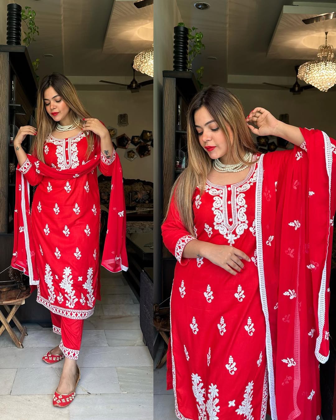 Chikankari Kurti set