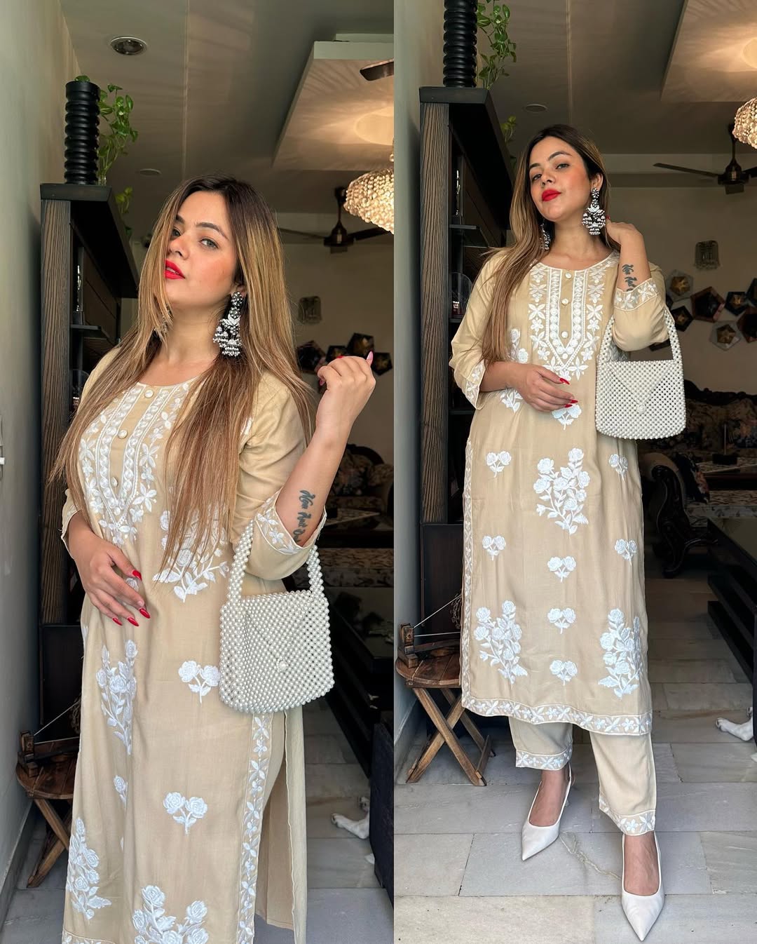 Chikankari Kurti set