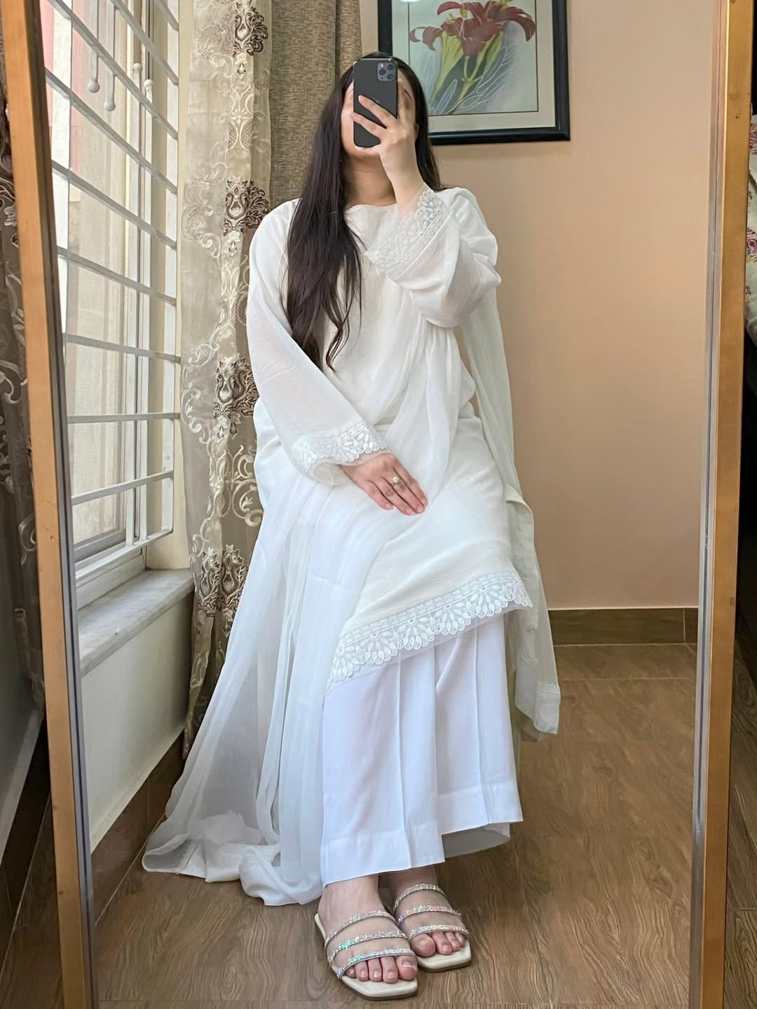 3 Piece set - Dress with Plazo