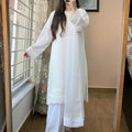 3 Piece set - Dress with Plazo