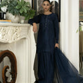 ✨ Midnight Elegance Navy Blue 3-Piece Suit ✨
