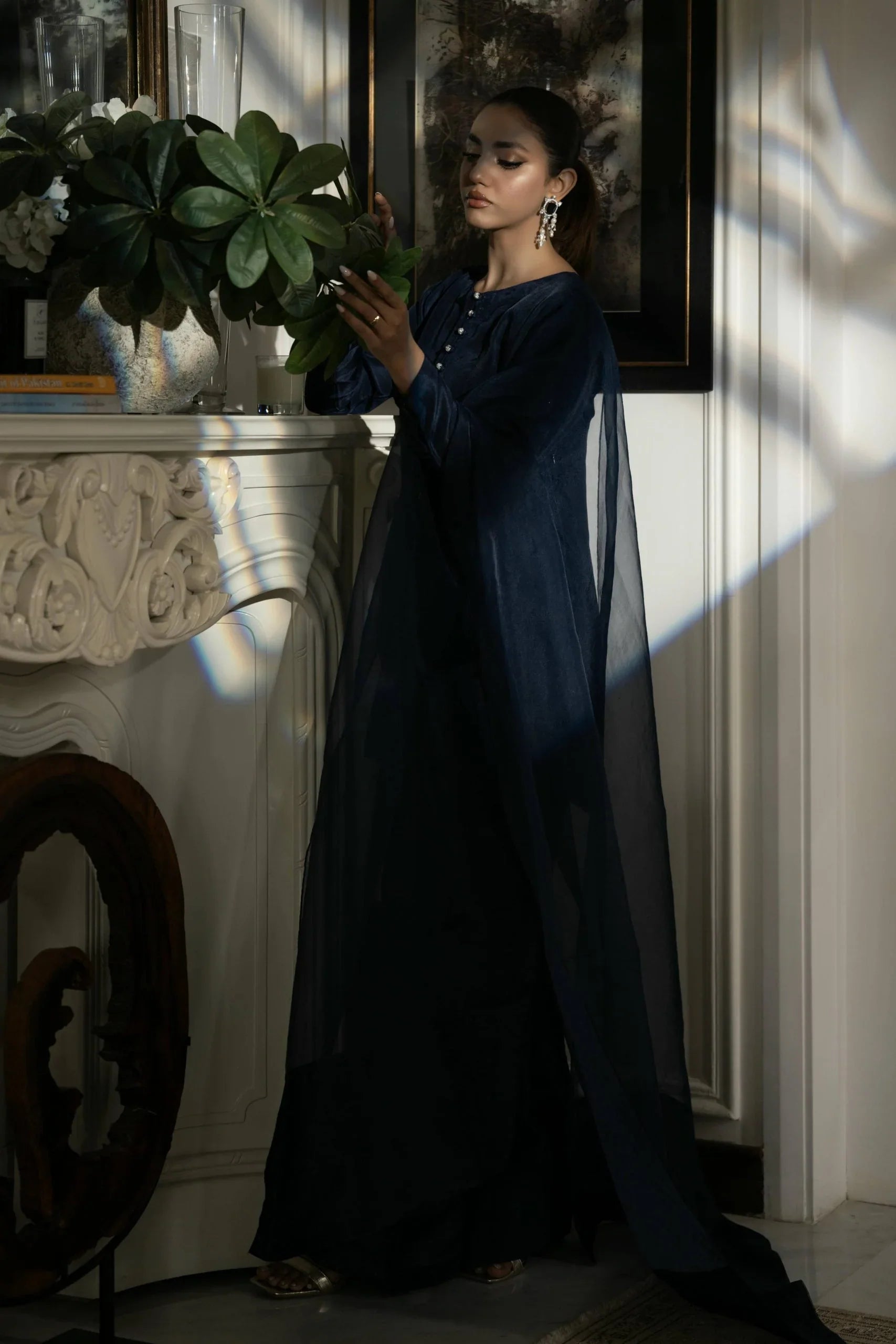 ✨ Midnight Elegance Navy Blue 3-Piece Suit ✨