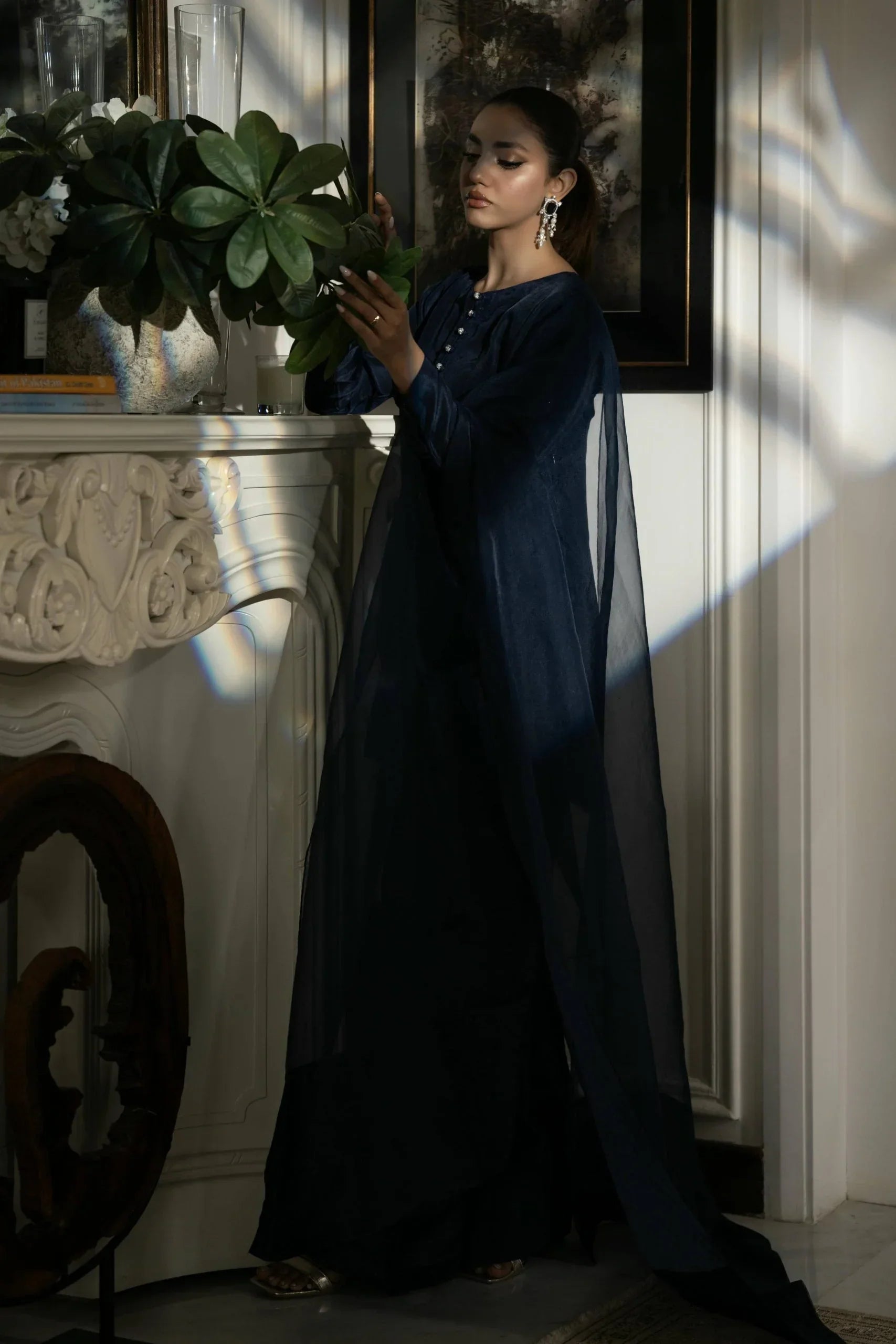 ✨ Midnight Elegance Navy Blue 3-Piece Suit ✨