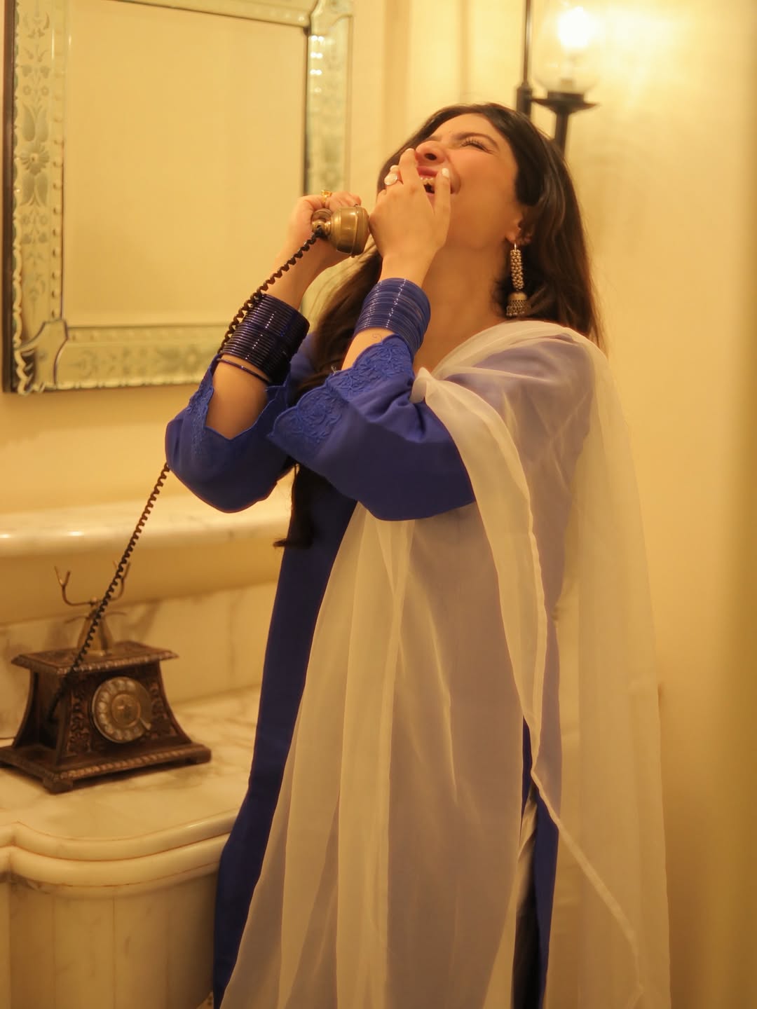 BLUE  FARSHI SET