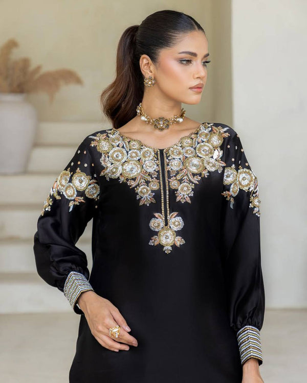 3 Piece Suit with Farshi Shalwar