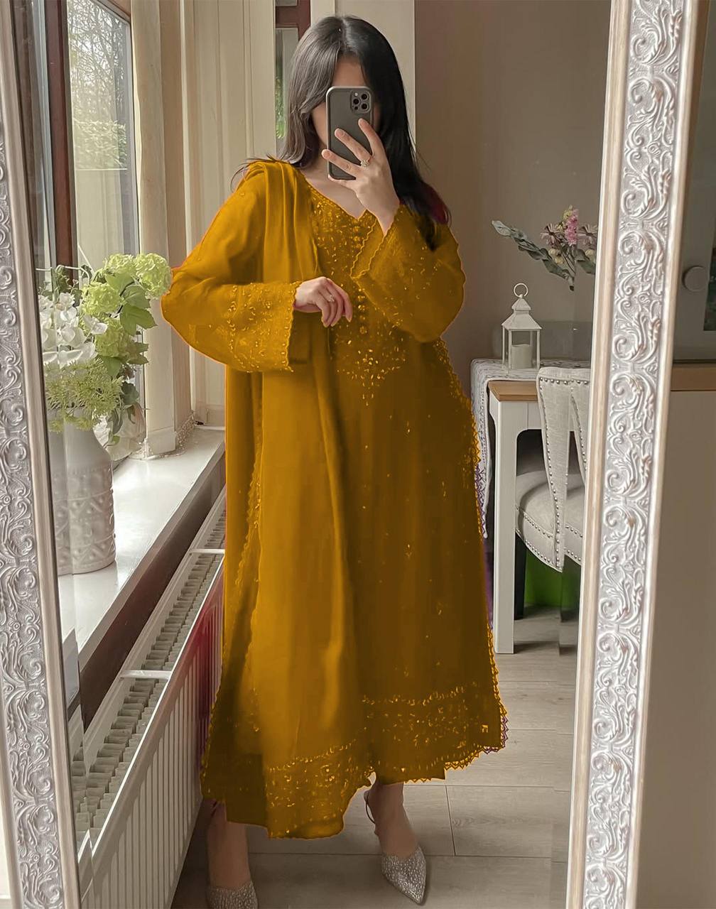 EXCLUSIVE 3 PIECE PLAZZO PAIR WITH DUPATTA