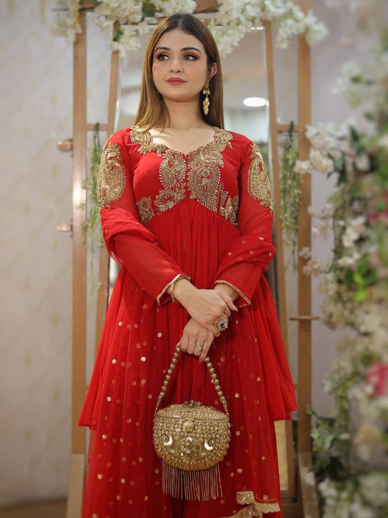 Sharara Style Plazzo Suit