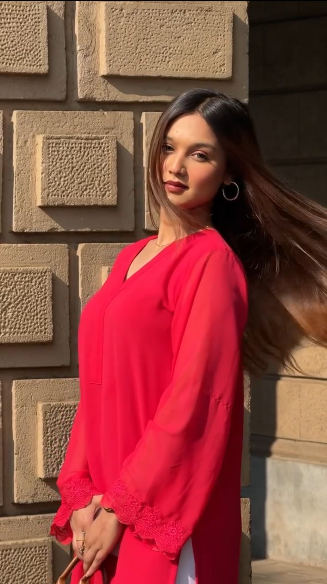 Luxury Pink Grace Farshi 3 pise Set