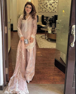 3 Piece Suit with Farshi Shalwar