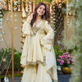 Ivory Sheeshmahal Sharara Set