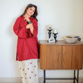 Red Palazzo 3 pise set