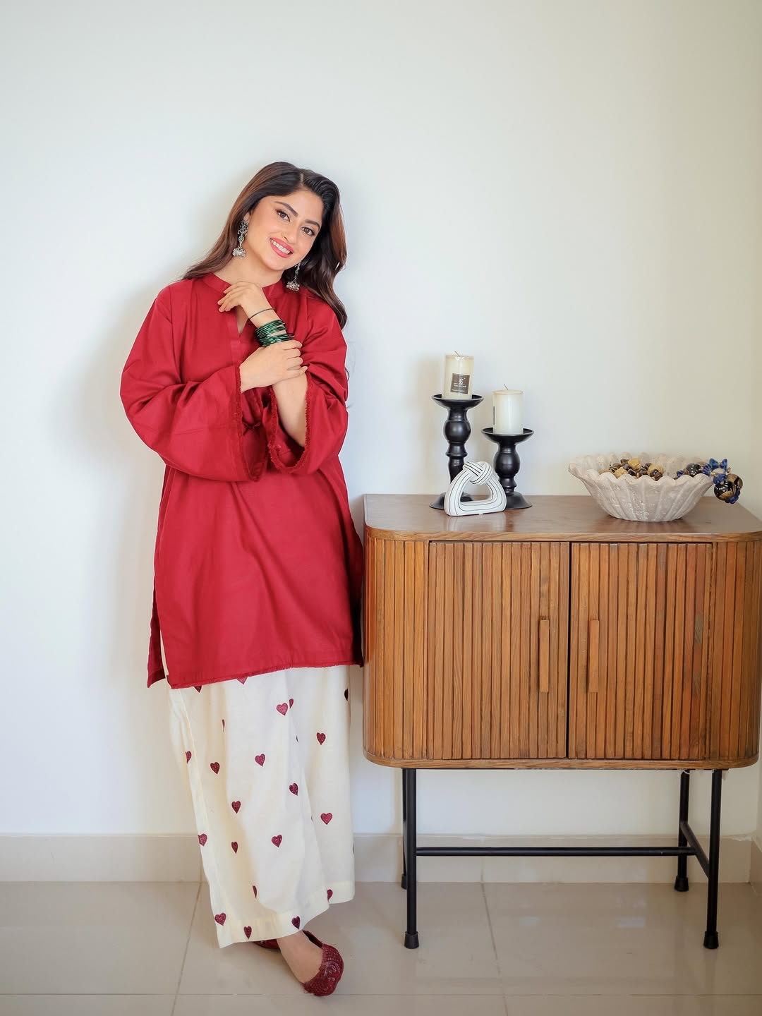 Red Palazzo 3 pise set