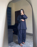 Premium Blue Farshi Suit Set