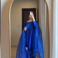 Royal Blue Farshi Shalwar