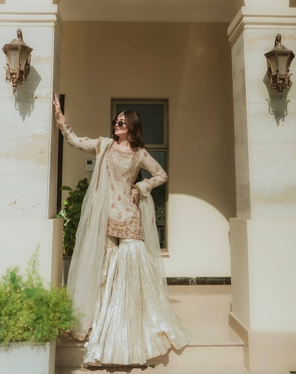 DESIGNER SHARARA PLAZZO SUITS