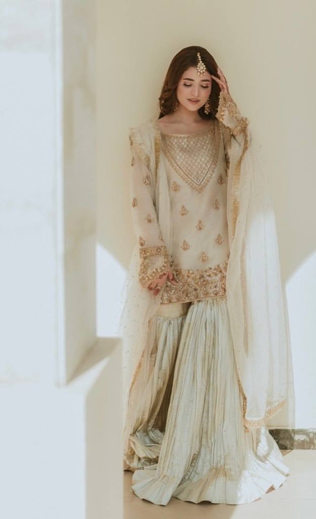 DESIGNER SHARARA PLAZZO SUITS