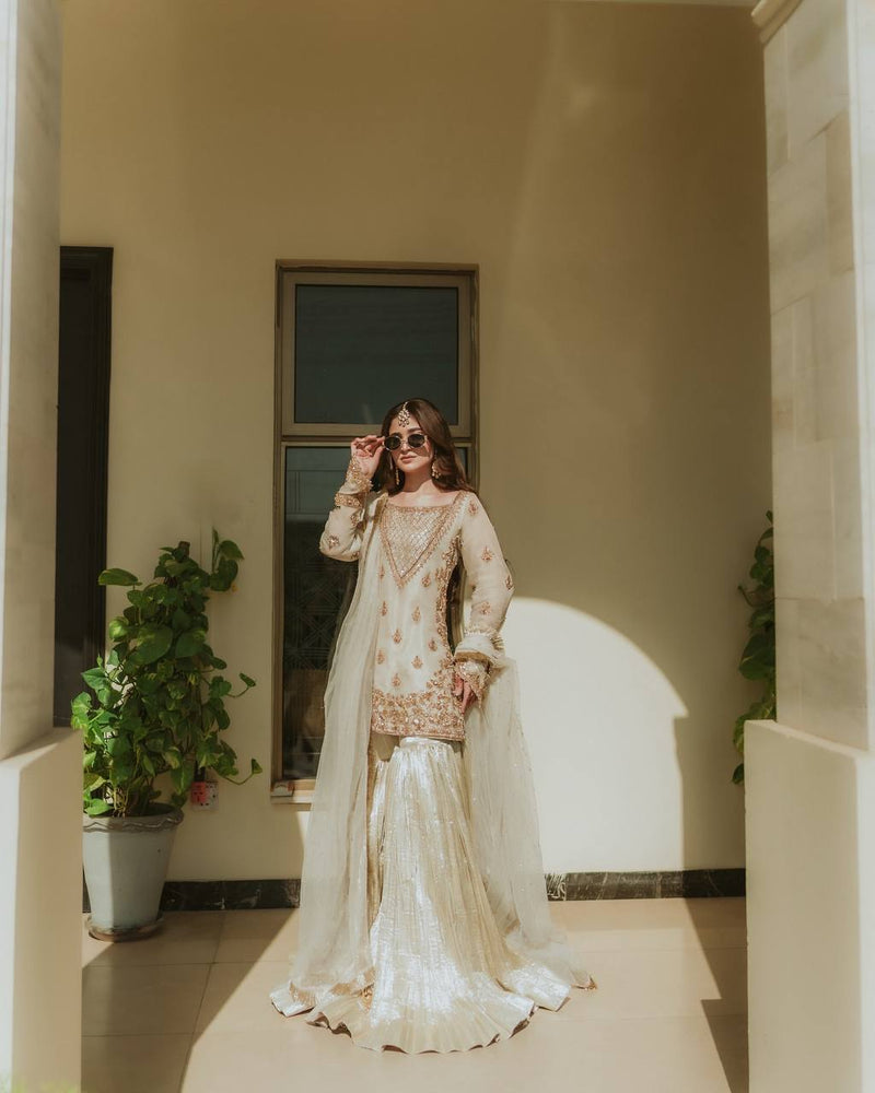 DESIGNER SHARARA PLAZZO SUITS