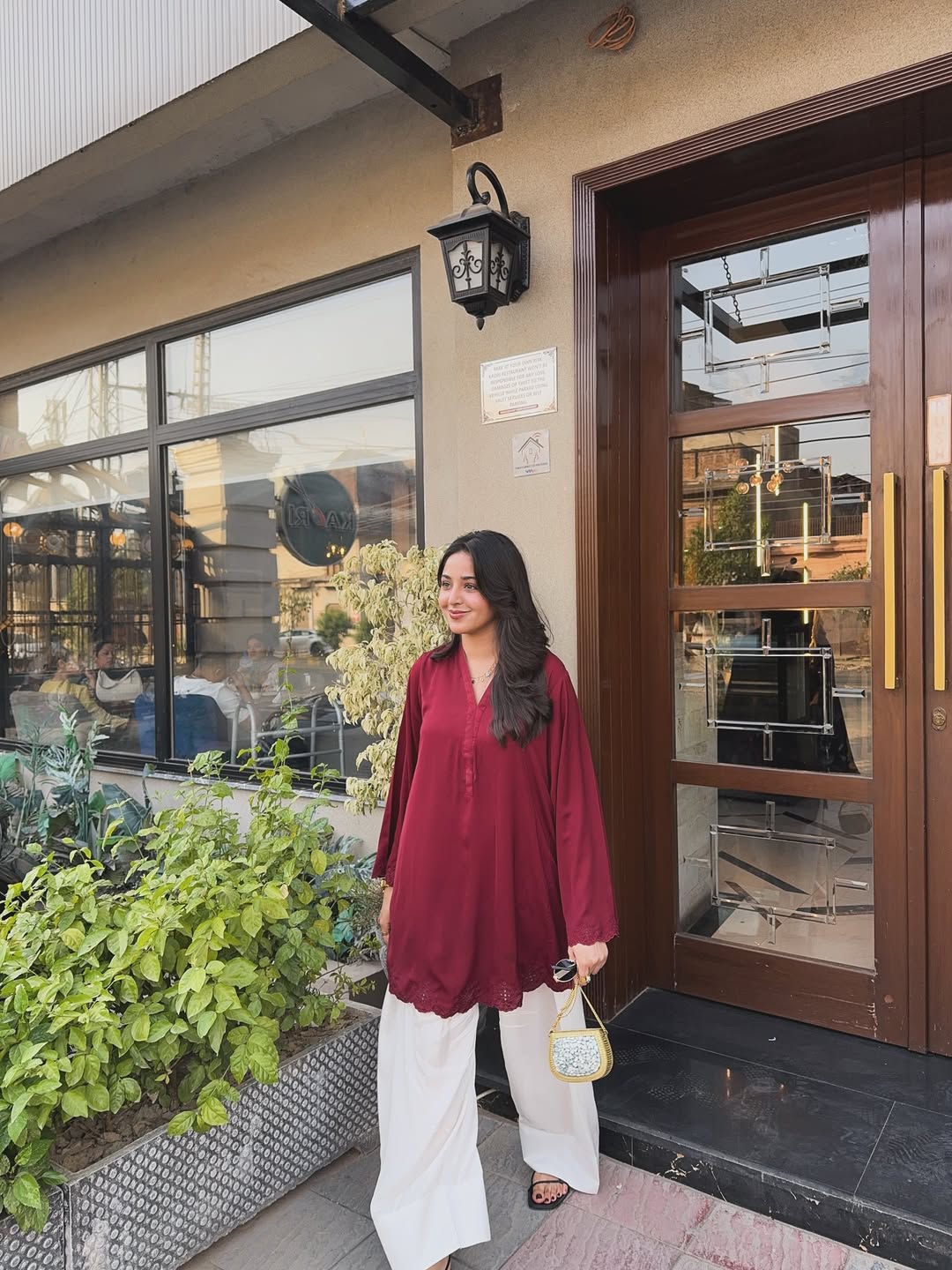 Red Farshi Shalwar 3 pise set